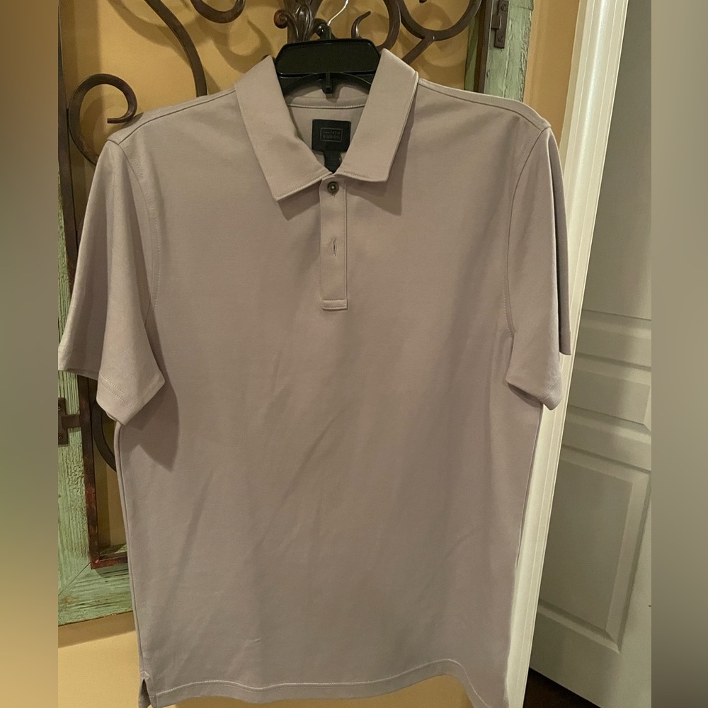 14th & Union Mens gray polo style shirt